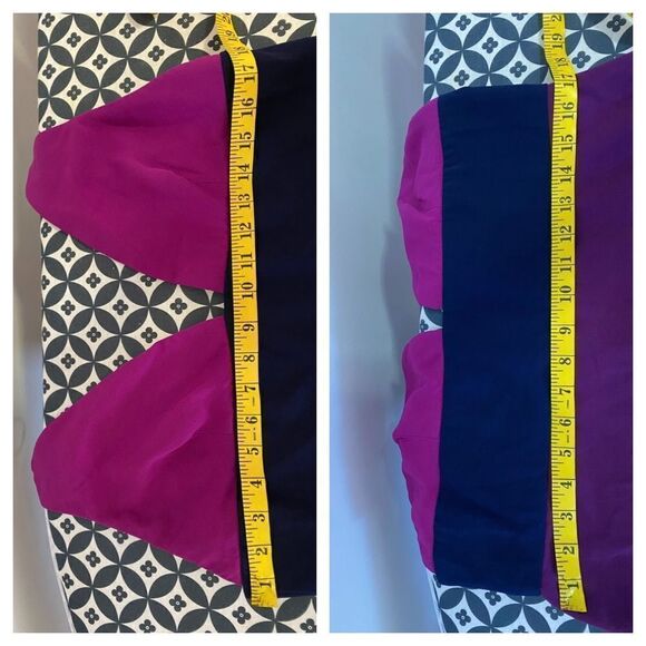 Jill Jill Stuart Viola Colorblock Gown Dress - Picture 3 of 8